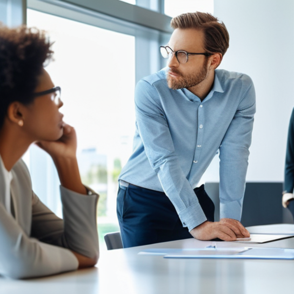 메타인지 기술을 활용한 협업 방법 - **Prompt:** A diverse group of five professionals, dressed in smart casual business attire, are seat...