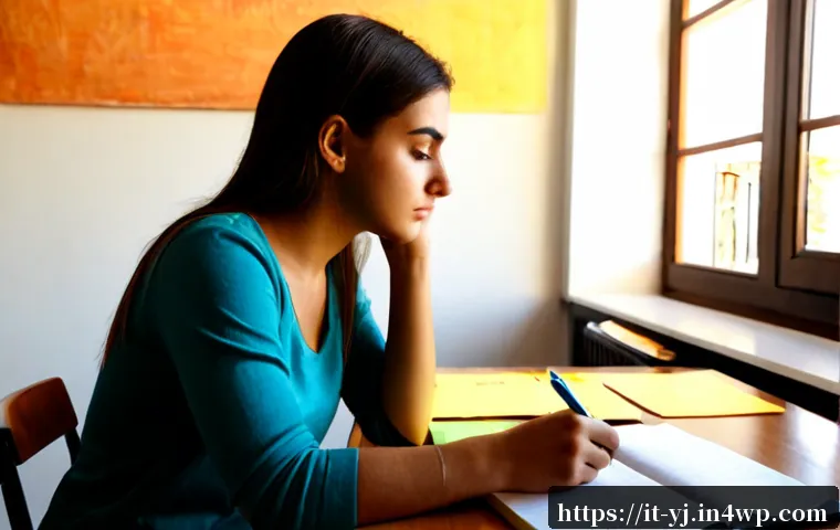 Home 11 메타인지의 실생활 적용 사례 - Photorealistic Italian university student practicing metacognition while studying at a tidy desk in ...