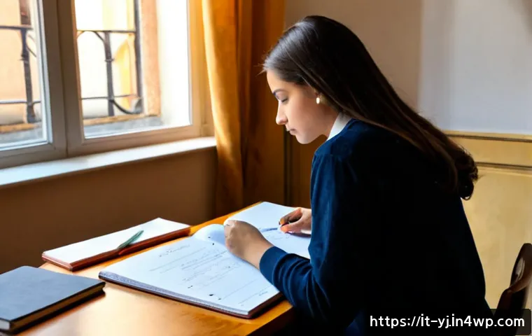 Home 13 메타인지 기술을 통해 학습 능력 높이기 - Photorealistic Italian university student at a sunlit home study desk in Milan, pausing thoughtfully...
