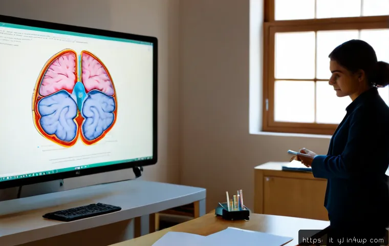 메타인지 관련 최신 연구 동향 - Photorealistic Italian university cognitive science laboratory, diverse adult researchers reviewing ...
